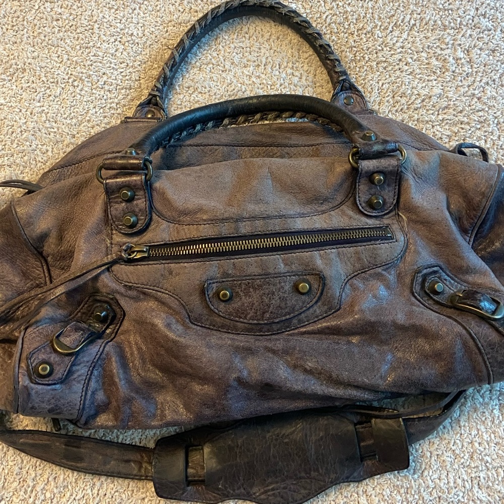 Authentic 2006 Balenciaga Twiggy bag in Ink 💜